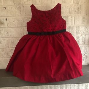 Janie and Jack Holiday dress.  6-12 months.  Like new.